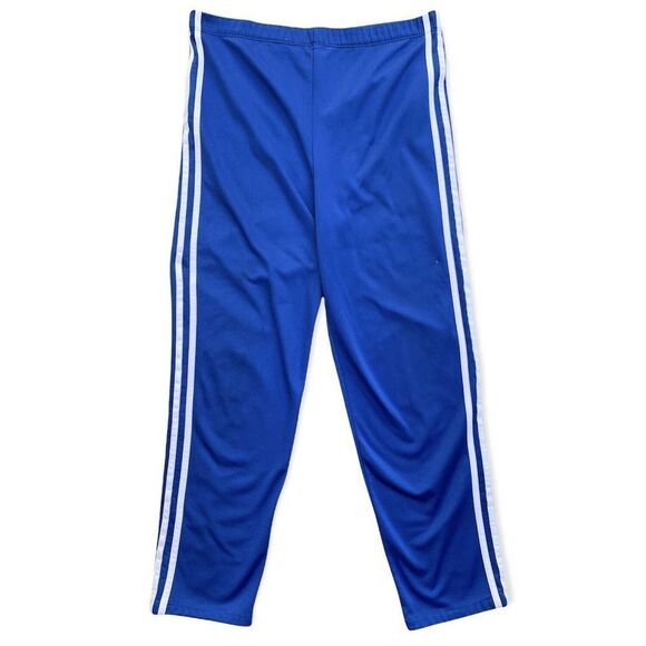 Vintage Men's Track Pants Blue with 3 White Stripes Size M/L Retro‎ Street BBoy - Picture 1 of 3